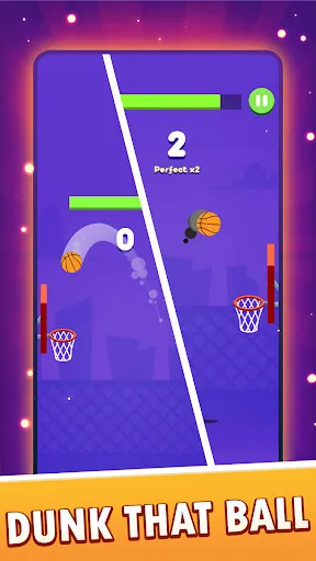 Gameplay screenshot 3 from Slam Dunk! - Casual game